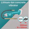 TOTAL Akkus betonvibrátor 2300rpm/20V/2.0Ah-7.5Ah/P20S (SET Akkumulátor 1x2Ah, Charger, Töltő) (TCVLI2023011)