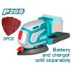 TOTAL Li-ion akkus deltacsiszoló 13000rpm /P20S (Nincs akkumulátor) (TDSLI2051)