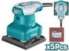 TOTAL Vibrációs csiszoló 240W, 14000rpm / INDUSTRIAL (TF2231106)