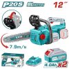 TOTAL Akkus láncfűrész 20V/7,9m/s/ 300mm/P20S / INDUSTRIAL (SET Akkumulátor 2x4Ah, Charger, Töltő) (TGSLI201286)