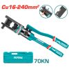TOTAL Hidraulikus krimpelő fogó Cu16-240mm /70KN (THCT0240)