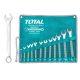 TOTAL 12 db csillag-villáskulcs készlet 22122, 6/8/10/12/14/17/19/22/24/27/30/32 / INDUSTRIAL (THT1022122)