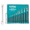 TOTAL 12 db csillagkulcs készlet 24121, 6×7/8×9/10×11/12×13/14×15/16×17/18×19/20×22/21×23/24×27/25×28/30×32  / INDUSTRIAL (THT1024121)