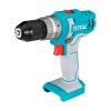 TOTAL Akkus ütvefúró-csavarbehajtó 20V/1500rpm/22500bpm/45Nm/P20S / INDUSTRIAL (Nincs akkumulátor) (TIDLI201455)