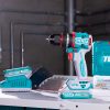 TOTAL Kompakt kefe nélküli fúrógép 2000prm/66Nm/P20S/ INDUSTRIAL (SET Akkumulátor 2x2Ah, Charger, Töltő, Koffer) (TIDLI20668E)