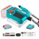 TOTAL Akkus csiszológép 20V/33000rpm/P20S (SET Akkumulátor 1x2Ah, Charger, Töltő) (TMGLI20011)