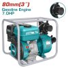 TOTAL Benzinmotoros szivattyú 80mm/7hp/1000L/min / INDUSTRIAL (TP3302)