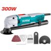 TOTAL Multifunkciós szerszámgép 300W, 2800rpm / INDUSTRIAL (TS3006)