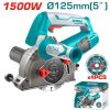 TOTAL Fali eszterga 1500W / 10500rpm / 125mm / INDUSTRIAL (TWLC1256)