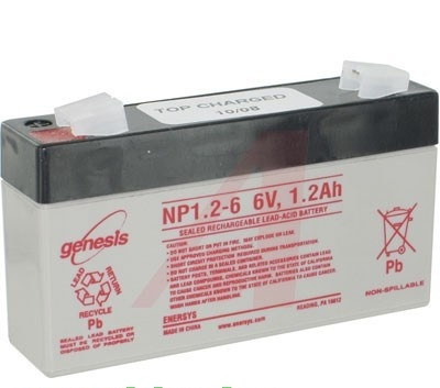 NP 1,2Ah 6V UPS akkumulátor