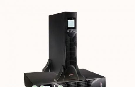 MID 1000RTI 0.9 Online rack/tower LCD UPS szünetmentes tápgység
