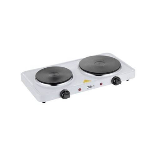 HKN Zilan ZLN2180 2 személyes elektromos főzőlap - 15,5/18,5cm - 2500W - fehér - Bontott, dobozsérült termék